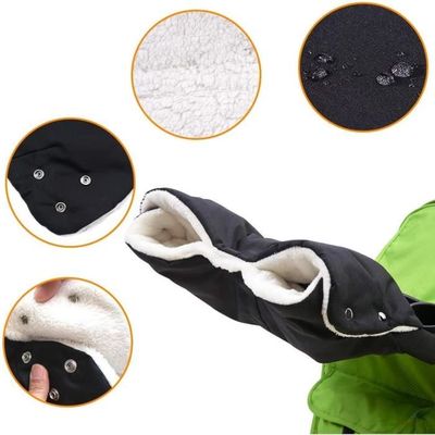 Gants Chauffants Universels Pour Poussette – Imperméables, Coupe-vent Et Antidérapants – Noir – Hiver 2024