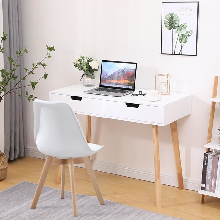 AKALNNY Table d'ordinateur Portable Bureau -Noir-Convient à dans les salles  d'étude, les bureaux et les petits espaces - Cdiscount Maison