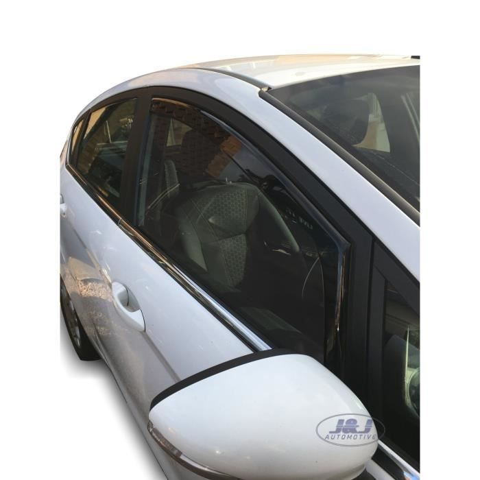 Heko Déflecteurs D'Air Compatible Fiesta 5P Berlina 2008-2017 - Lot 2 Pièces