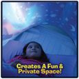 ZHOUXI - Dream Tents Hot Kids Pop Up Tente de Lit , 20pcs étoiles LED Chaîne de Lumières + tente lampe-2