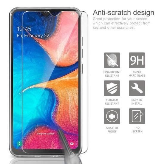 GiiYoon Lot de 3, Verre Trempé pour Samsung Galaxy A40 [Couverture
