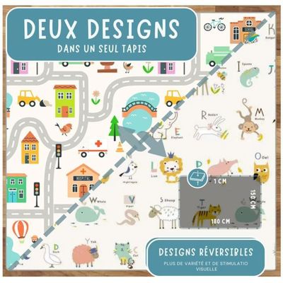 Fisher-Price Tapis d'éveil Piano, Jouet Musical Suspendu et Jeu à Plat Ventre, thème Animaux de la forêt (exclusivité ), Jouet d'Éveil, Dès la Naissance, HKX37