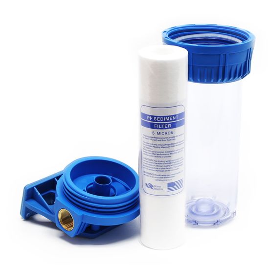 bloc charbon actif et cl/é Naturewater NW-BR10B2 filtre double 32.89mm cartouche polypropyl/ène 1