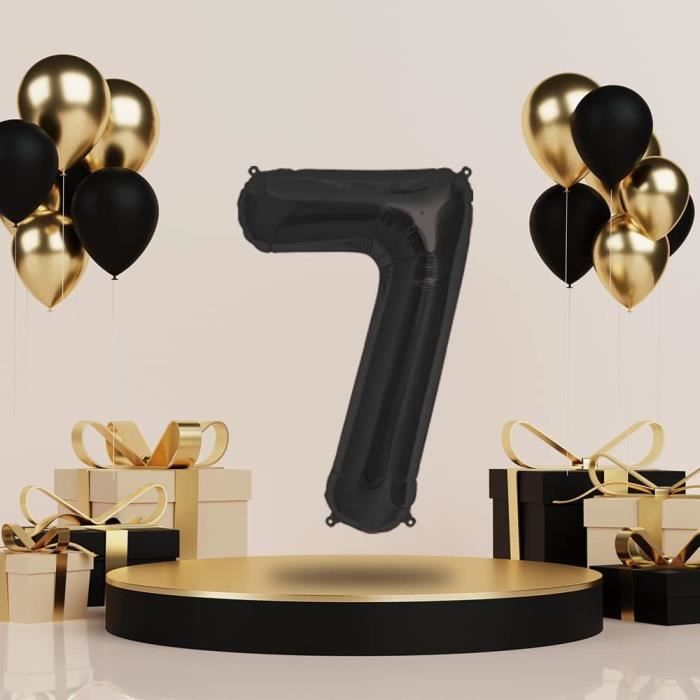 FUNXGO® Ballons en aluminium avec chiffre 3 en doré, 2 pièces, 100 cm et 38  cm, pour décoration d'anniversaire 3 ans, pour mariage, anniversaire de