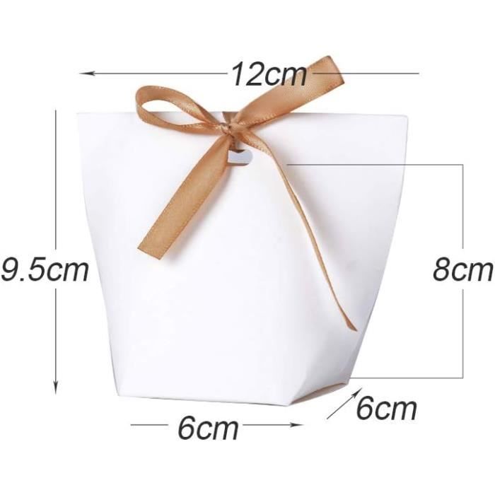 Auped 100pcs Boite Dragees Marriage, Boite Dragees, BoîTe De Cadeau De