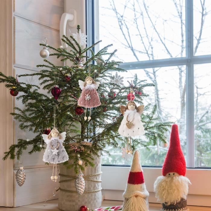 Père Noël Décoration Poupée Arbre De Noël Porte Et Fenêtre Pendentif Créatif Mai