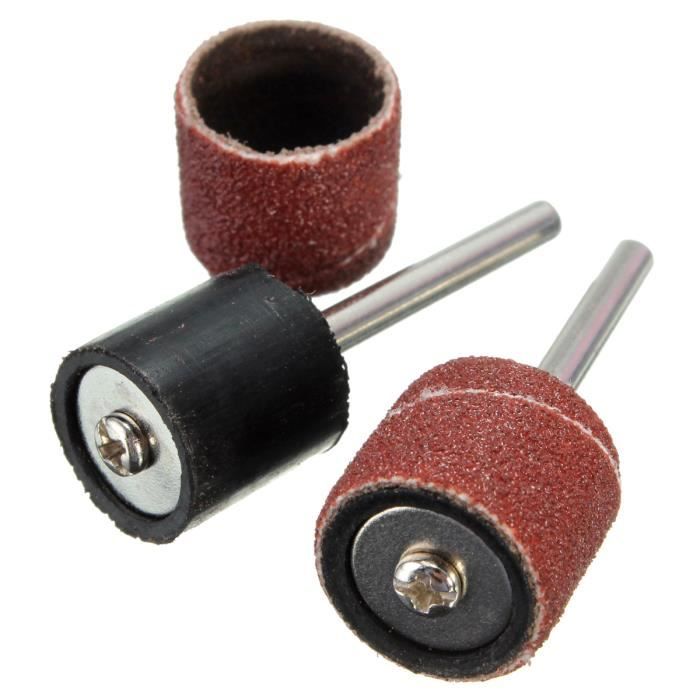 20 Disques De Ponçage 12mm 120 Grain Pour Outil Rotatif - Roues à Lamelles Avec Mandrin