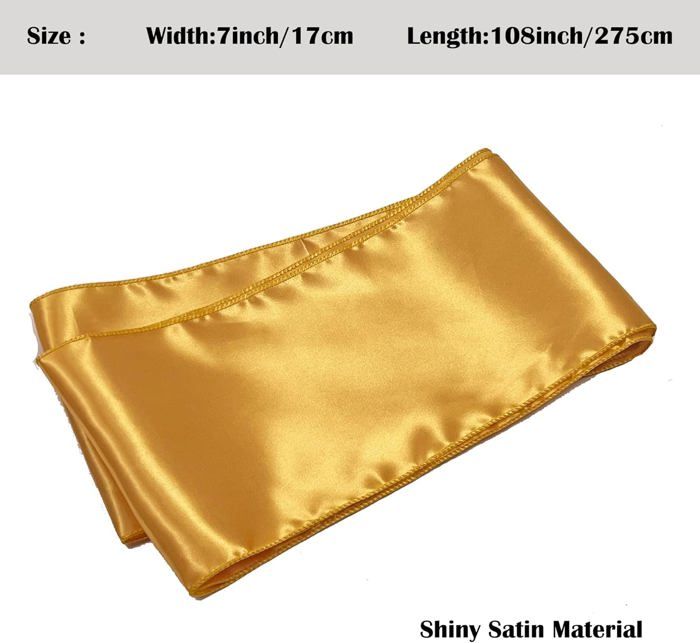 Rubans Ceinture Organza Pour Chaises – Décoration Mariage, Anniversaire, Fête – Réutilisables – Couleur Selon Photo