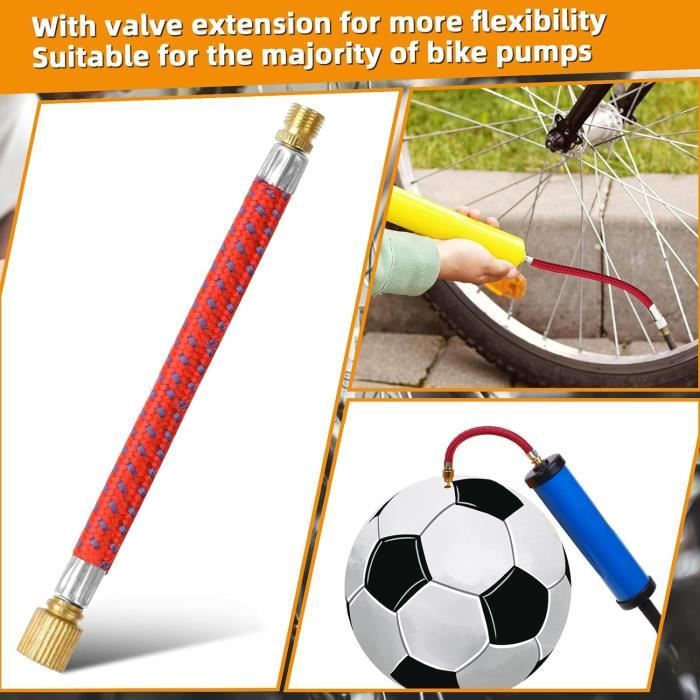 ORYIAH Vélo Pompe Valve Adaptateurs Connecteurs,12 Pièces Adaptateur De Valve De Vélo DV AV SV