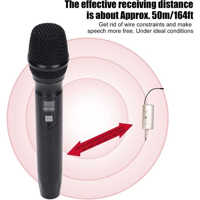 JYX Microphone sans Fil, Système UHF Karaoké Microphone avec Récepteur  Rechargeable, Micro sans Fil Professionnel pour Amplificateur, Système de  Sonorisation en destockage et reconditionné chez DealBurn