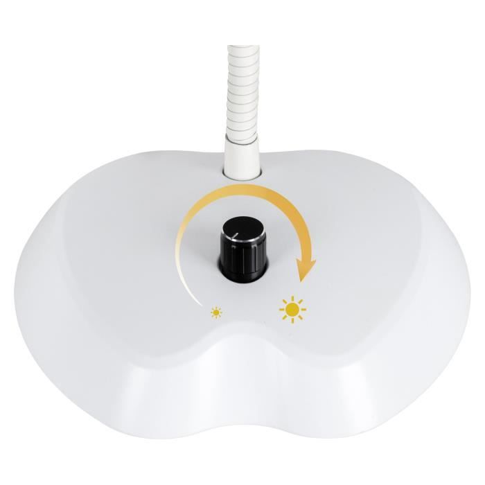 Lampe sur pied LED Aaron, blanc, dim à intensité variable warm, hauteur Lampe sur pied LED Aaron, blanc, dim à intensité variable warm, hauteur