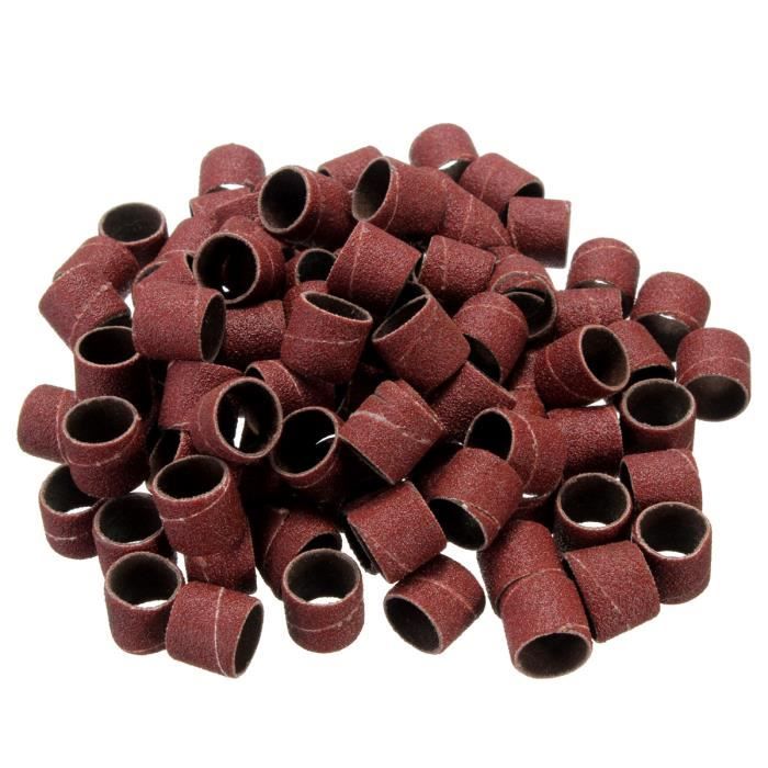 20 Disques Ponçage 12mm 120 Grain - Pour Outil Rotatif Avec Mandrin