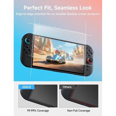 Protecteurs écran Verre Trempé Pour Nintendo Switch - Lot De 3, Ultra Fin Et Clair, Neuf Scellé