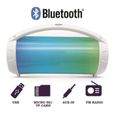FLASHBOOM® Enceinte Bluetooth® portable entièrement lumineuse avec micro filaire détachable iParty® - LEXIBOOK-1