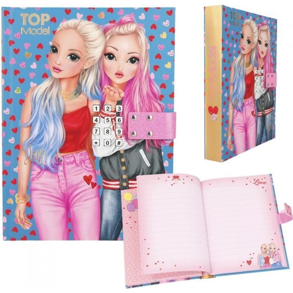 Journal Intime Avec Code Top Model Journal intime musical avec code TOPModel "June et Jill" - Cdiscount  Beaux-Arts et Loisirs créatifs
