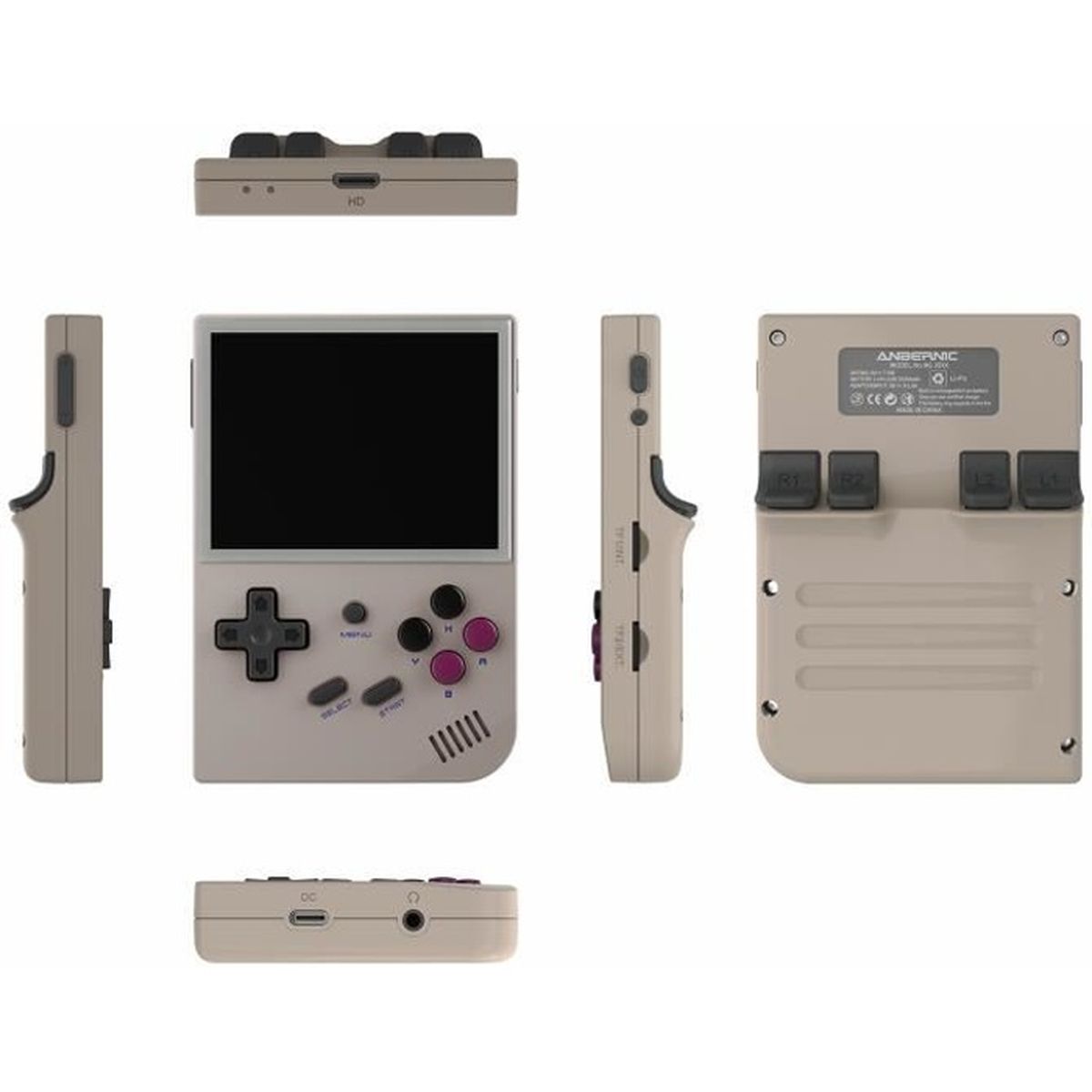 ANBERNIC RG35XX PortableRetro Console de jeu portable 3.5 pouces IPS écran Consoles de jeux