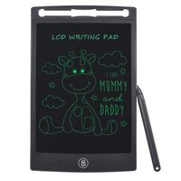 Tablette d'écriture LCD - Ardoise Magique - Noir - 8.5 pouces