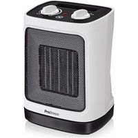 Mini radiateur soufflant céramique 2000 W - Pro Breeze - Oscillation automatique et 2 réglages de température
