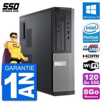 PC Dell 3010 DT G2020 RAM 8Go SSD 120Go HDMI Windows 10 Wifi