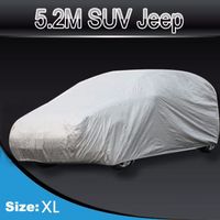XL (5,2 X 2 X 1,8 M) XL (5,2 x 2 x 1,8 m) Poussière universel anti UV pluie imperméable extérieur résistant pour SUV Car Cover L XL