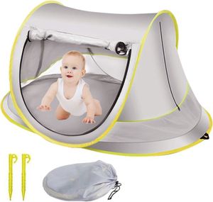 TENTE TUNNEL D'ACTIVITÉ Tente Anti-Uv Bb Abri De Plage Anti Uv 2-3 Personnes Tente De Plage Pour Bb Pour Filles Garons Nourrissons Tube