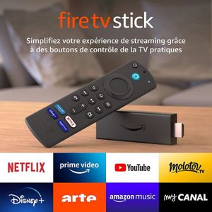 RÉCEPTEUR - DÉCODEUR   Fire TV Stick avec télécommande vocale Alexa (avec