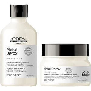 SHAMPOING |Duo Metal Detox - Shampoing Anti-Métal, Masque Protecteur Anti-Dépôt, Idéal après Coloration, Balayage Décoloration, Metal Detox, S