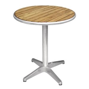 TABLE DE JARDIN  Table ronde en frêne 600 mm Bolero