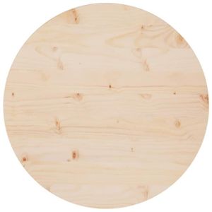 PLATEAU DE TABLE Dessus de table rond en bois de pin massif - DRFEI