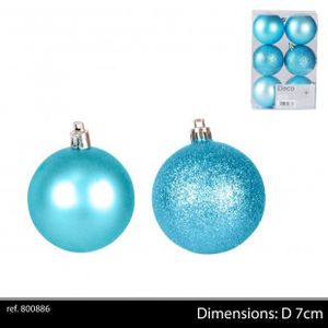 Boules De Noel Bleue