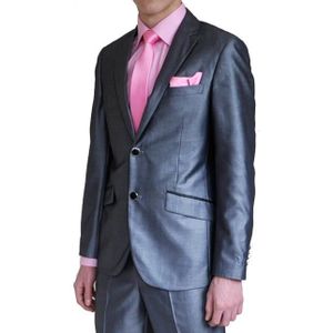 Costume Homme Gris Satiné Coup Achat Vente Costume
