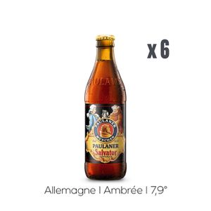 BIERE Pack Bières Paulaner Salvator - 6x33cl - 7,9%