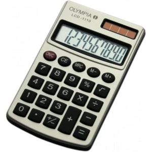 CALCULATRICE Olympia LCD1110S Calculatrice Argent232