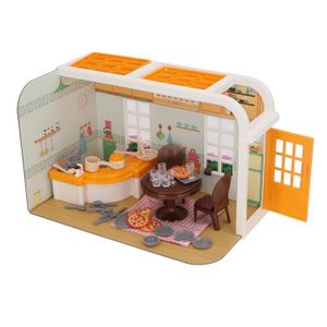 MAISON POUPÉE VGEBY Kit de maison miniature de bricolage Maison 