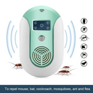 LEMENG R/épulsif Ultrasons Anti-Rongeurs Insectes,2020 Repulsif Moustique,Repulsif Anti Mouches Electrique Appareil R/épulsif Souris Interieur,Moustique,Cafard,Fourmi,Araign/ée,100/% Inoffensif 4 Packs