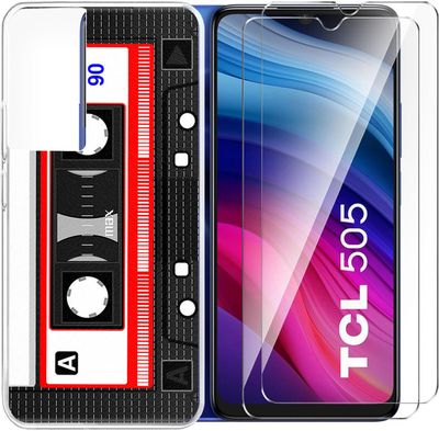 Kit 2 Films En Verre Trempé Pour TCL 505 T509K1 - Protection Anti-choc, Anti-rayures, Neuf