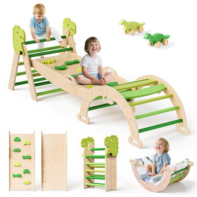 FunLand - Aire de Jeux Intérieure avec Toboggan, Balançoire et Tableau FunLand - Aire de Jeux Intérieure avec Toboggan, Balançoire et Tableau