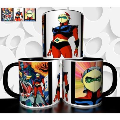 Mug Goldorak (Grendizer/UFO Robo) - 325 Ml - Céramique Blanche - Neuf