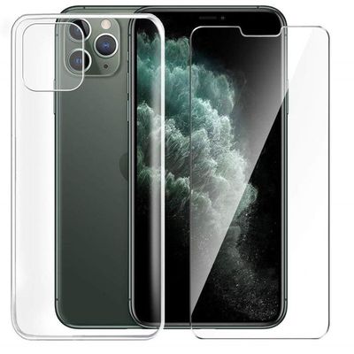 Coque Fibre De Carbone + Film De Protection écran Pour IPhone 11 Pro - Marque SDTEK - Neuve