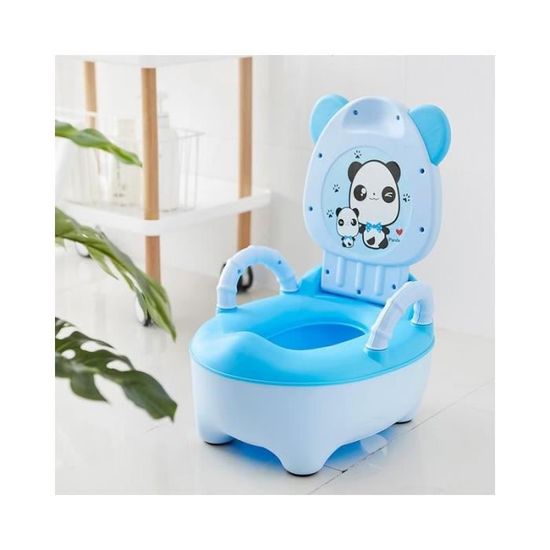 Pot Enfant Scooter OKBABY - Forme De Moto, Siège Ergonomique, Lumière Sonore, Facile à Nettoyer - Gris (33x31x44 Cm)