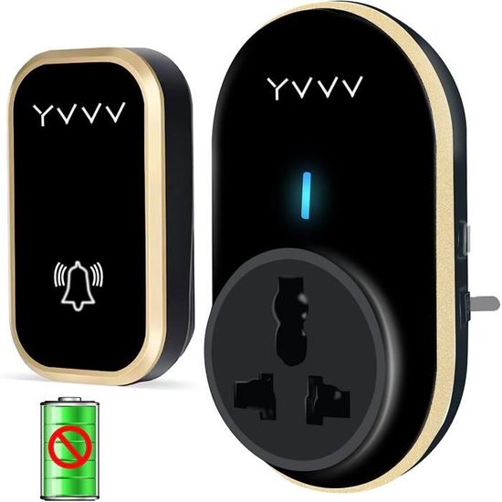 sans Fil, Extérieure étanche sans Pile, étanche