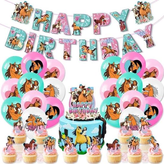 MEZHEN 25 Toppers Gâteau Cowboy Chevaux – Anniversaire Enfant – Décoration Cupcake – Fête Thème Western