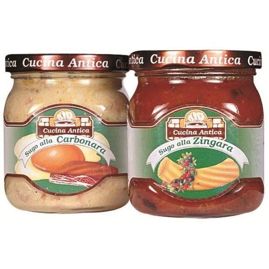Cucina Antica Sauce Zingara Boîte de 12 pots de 200 g chacun