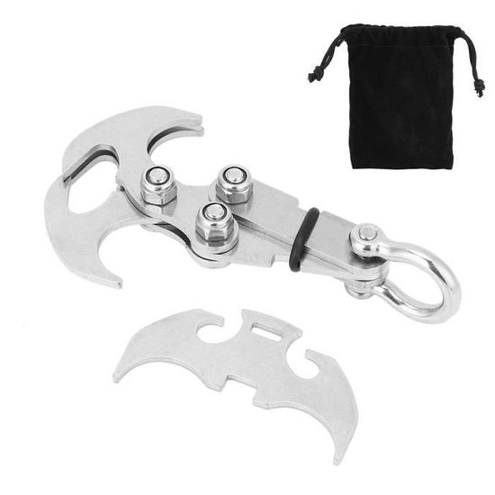 Crochet D'escalade Pliable Liyes En Acier Inoxydable – Gravity Hook Pour Grimpe En Extérieur