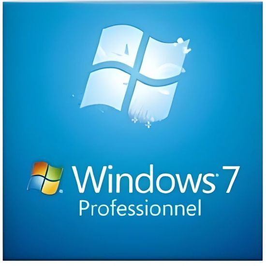 Microsoft Windows 7 Professionnel - 64 bits - 1 PC - Licence et support
