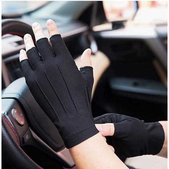 Mitaines Sans Doigts En Cuir Synthétique - Pour Sport, Moto Et Extérieur, Unisexe