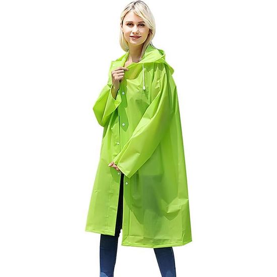 Poncho Pluie Marque Grand Imperméable Manteau Manches