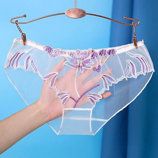 Slip Homme Dentelle Et Nylon - Transparent - Taille Unique - Confortable - Neuf Avec étiquettes