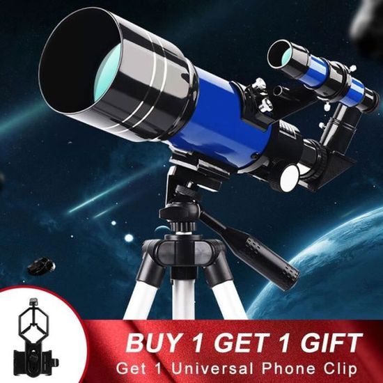 Télescope astronomique professionnel, Ultra HD, avec trépied — free download
