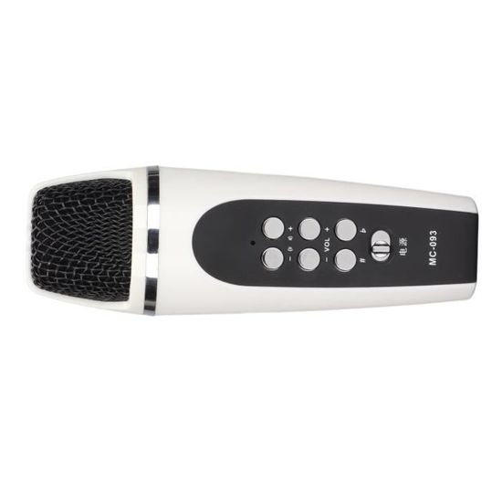 Microphone Karaoké Enfant Mi-Mic TY6086 – Bluetooth, Support Téléphone, Changeur De Voix, LED – Idéal Pour Fêtes